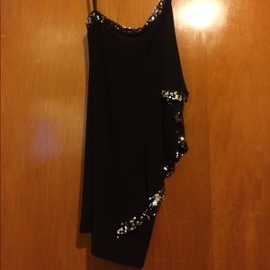 Ladies One Shoulder Cocktail Gown